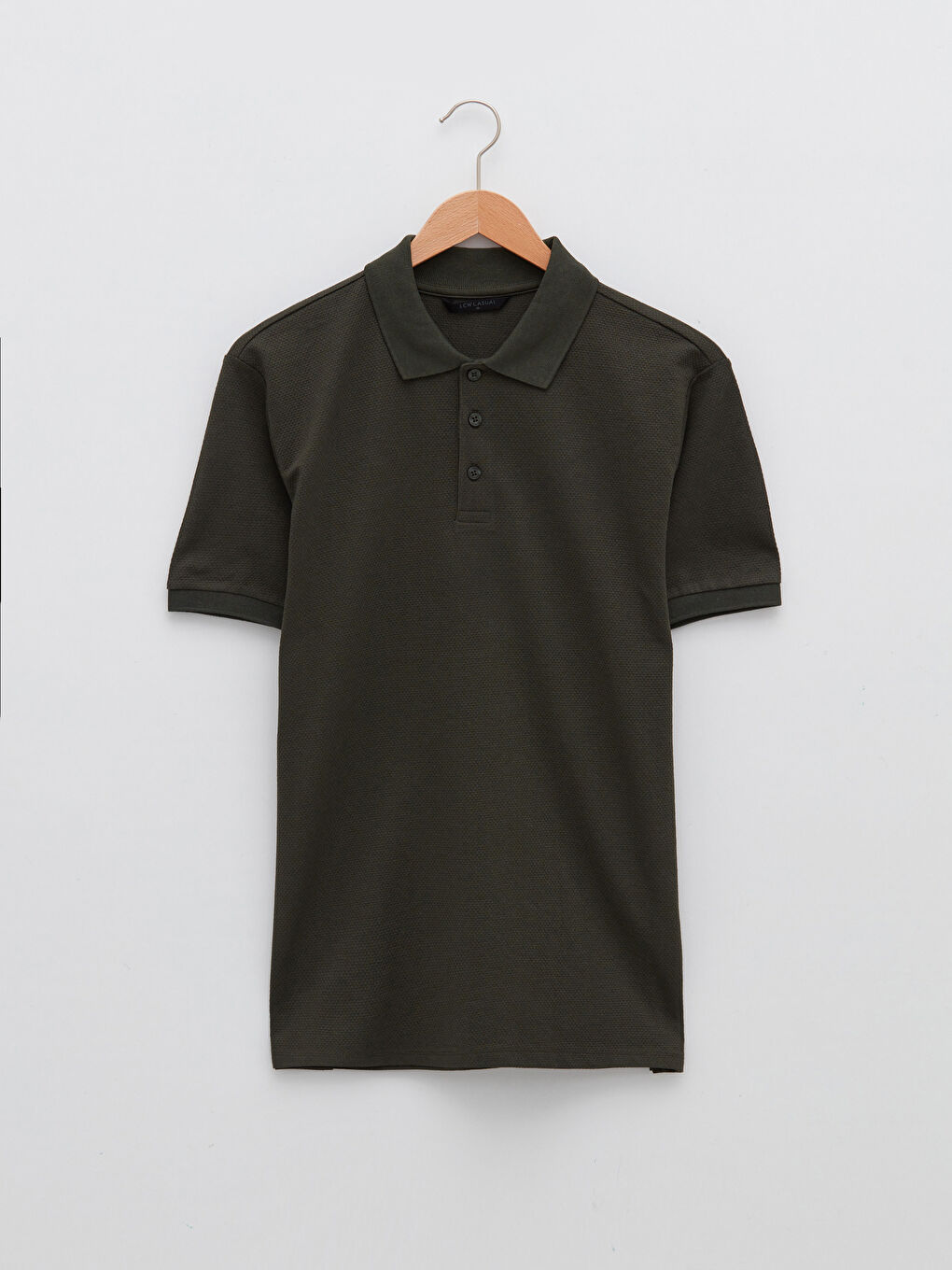 Polo Neck Short Sleeve Jersey Men's T-Shirt-5