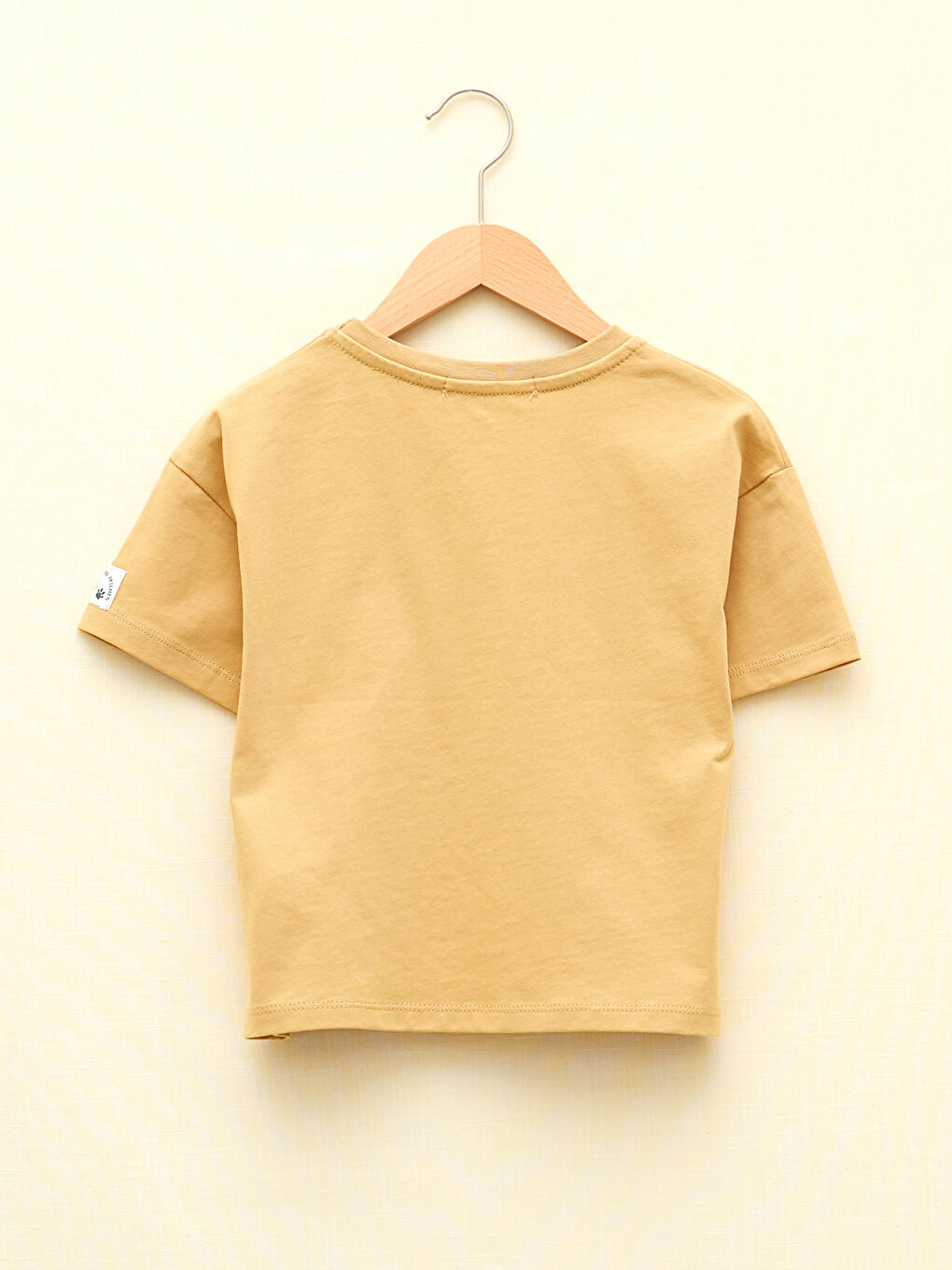 Crew Neck Printed Short Sleeve Girls' T-Shirt-1