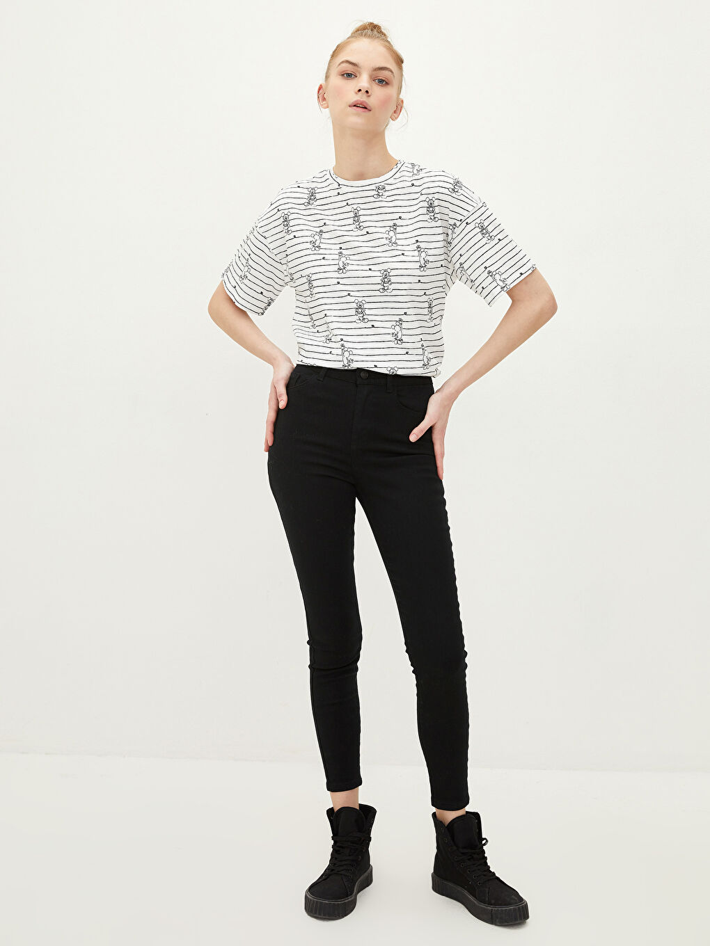 High Waisted Jupiter Super Skinny Fit Women's Jeans -S25661Z8-327