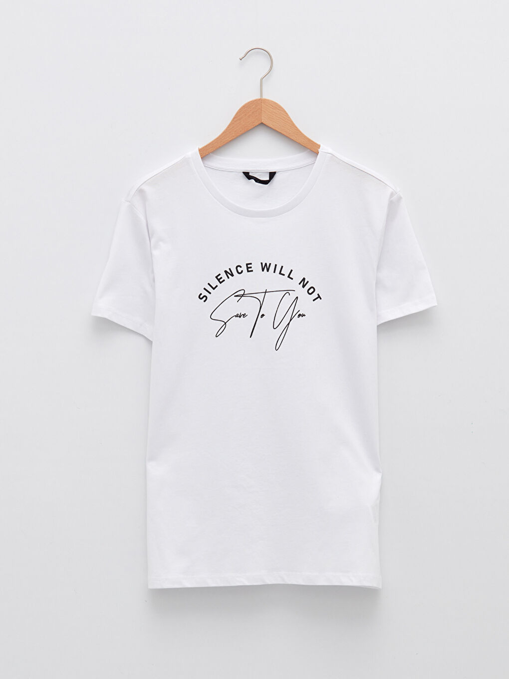 Crew Neck Short Sleeve Printed Combed Cotton Men's T-shirt-5