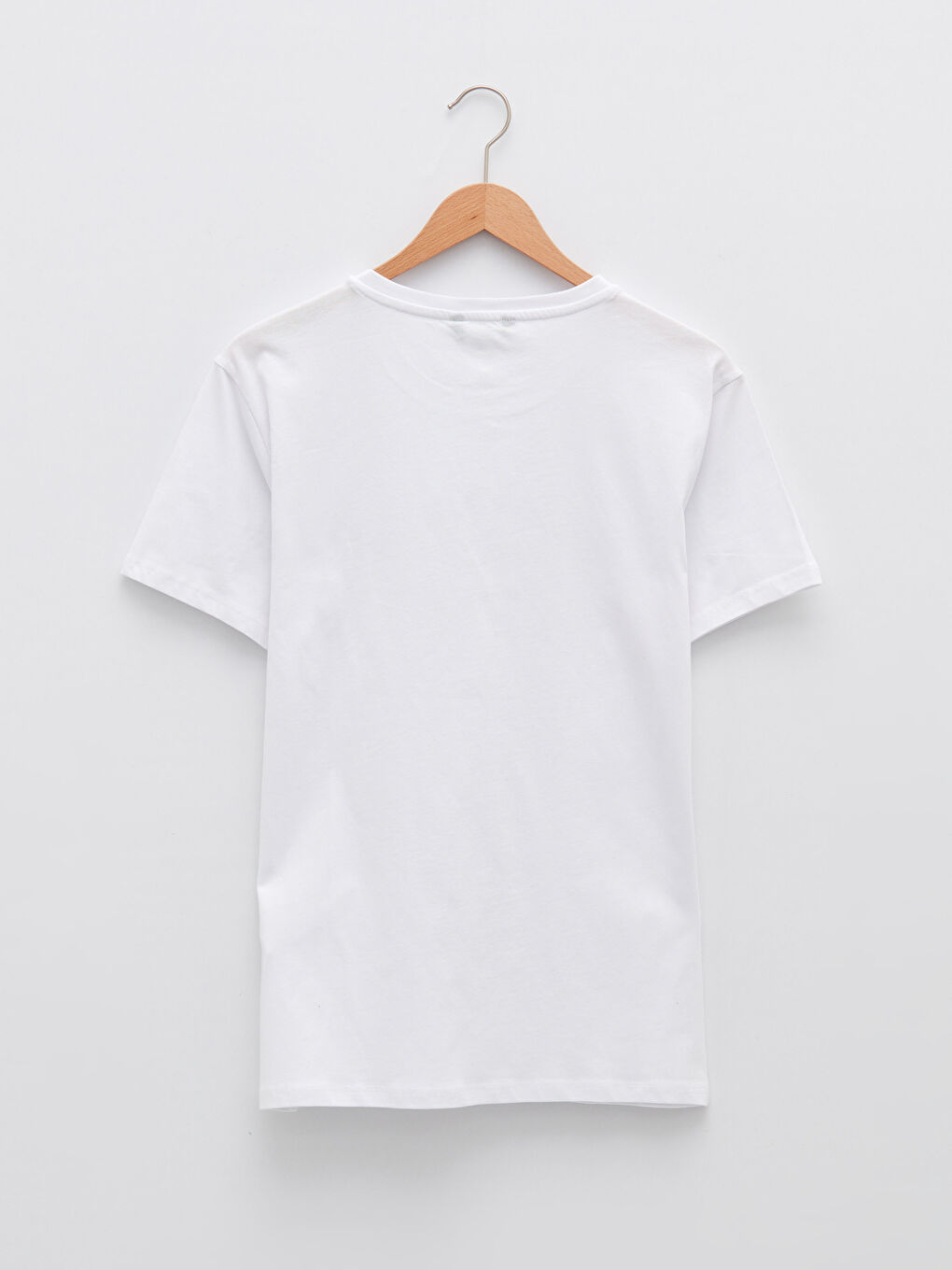 Crew Neck Short Sleeve Printed Combed Cotton Men's T-shirt-6