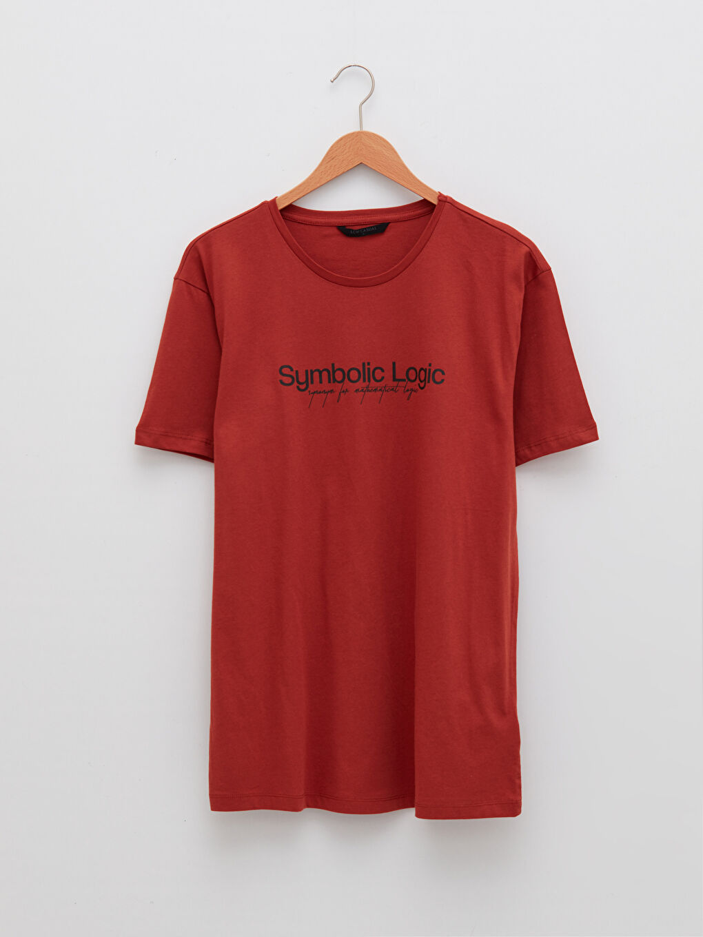 Crew Neck Short Sleeve Printed Combed Cotton Men's T-shirt-5