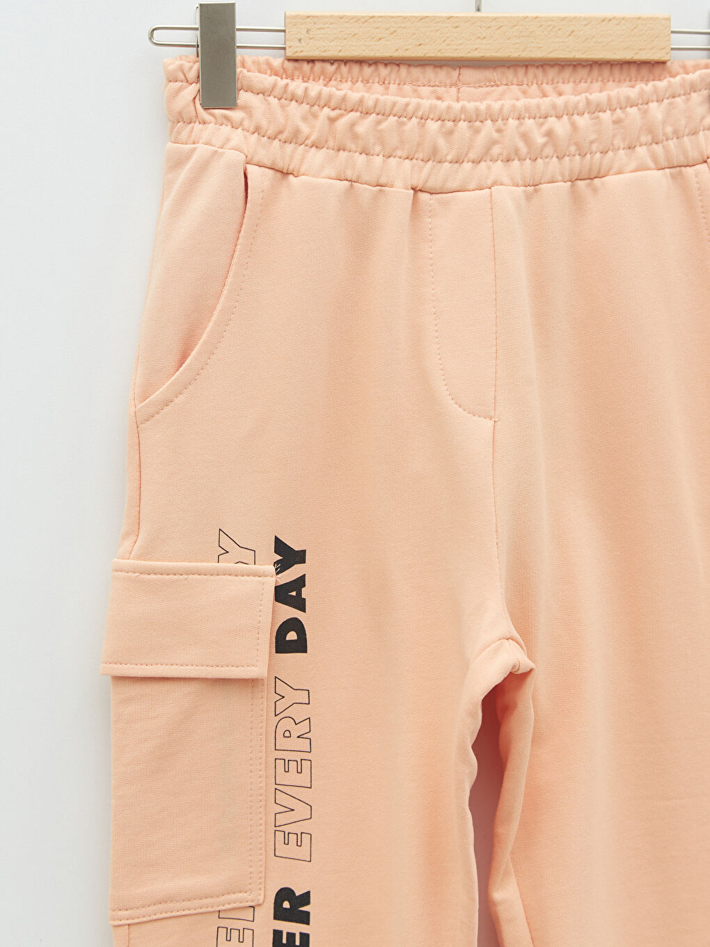 Elastic Waist Printed Girl Jogger Sweatpants-2