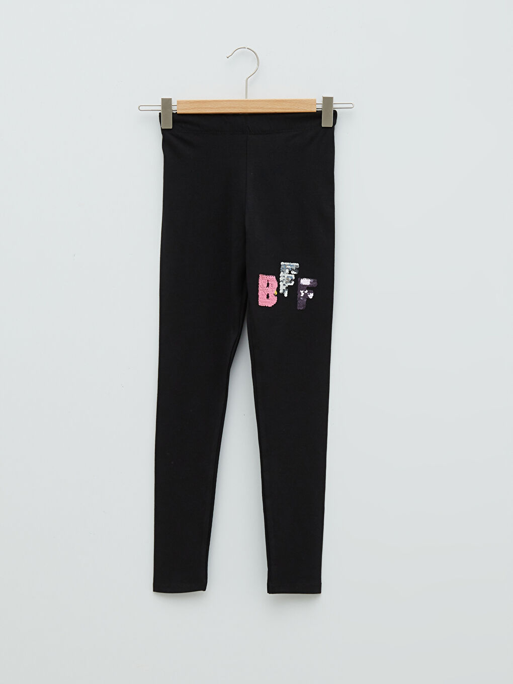 Girls' Printed Long Leggings with Elastic Waist
