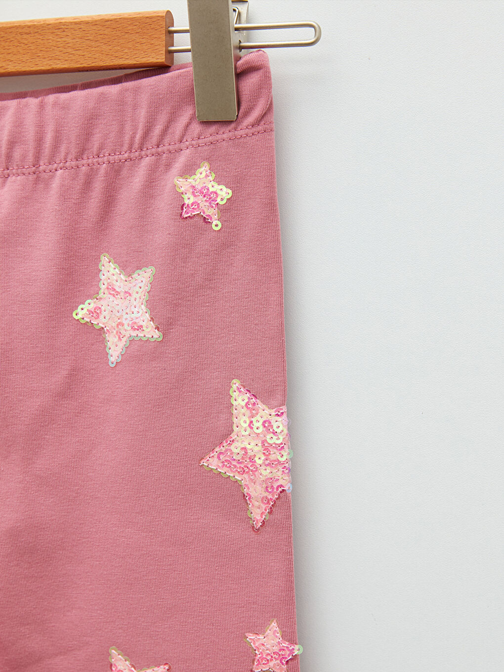 Elastic Waist Printed Cotton Girls Tights-2