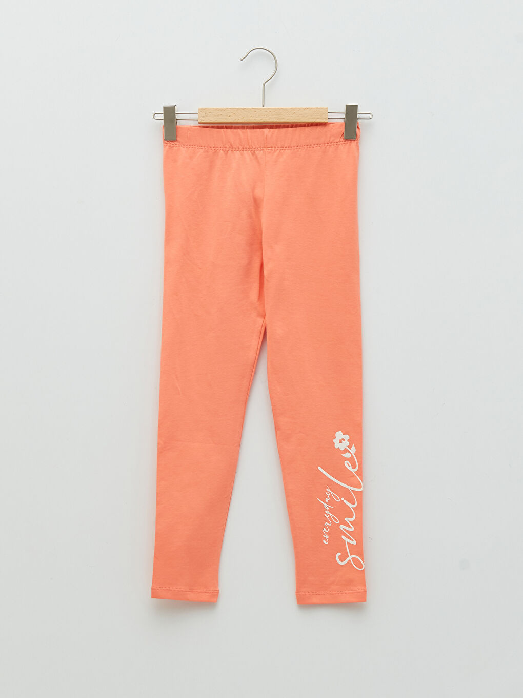 Elastic Waist Printed Cotton Girl Long Tights