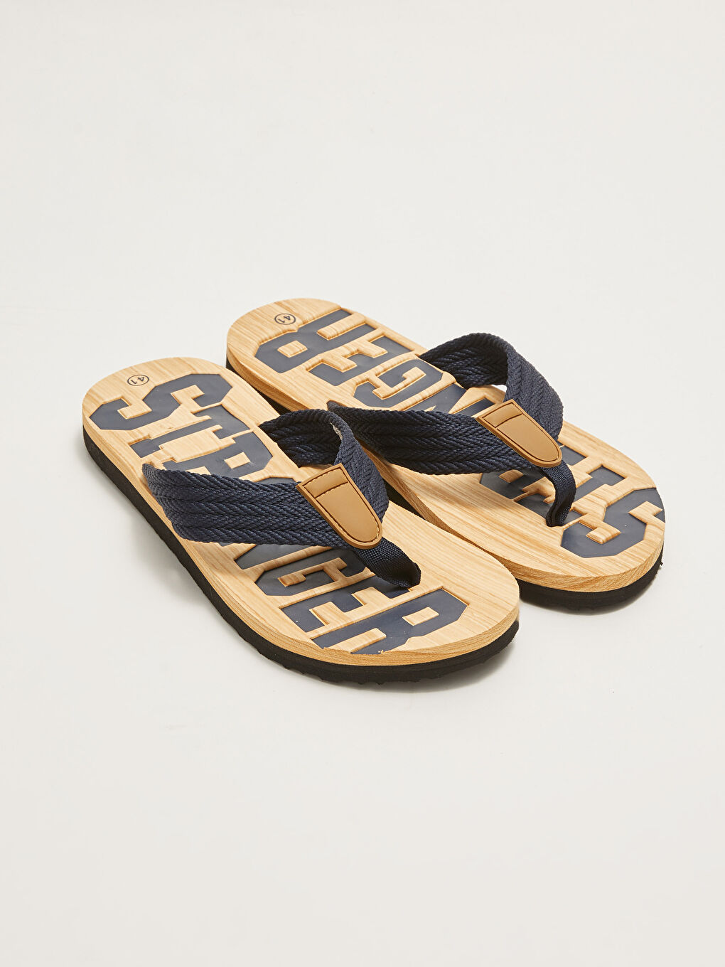 Printed Flip Flops Men's Beach Slippers
