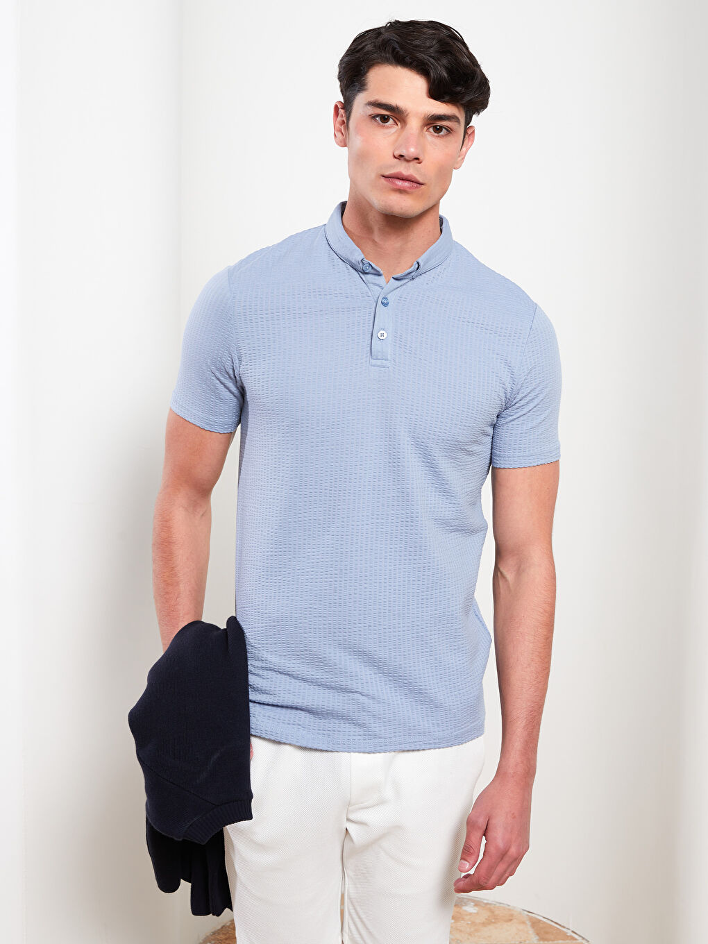 تیشێرت شین پیاو -S25873Z8-J0M