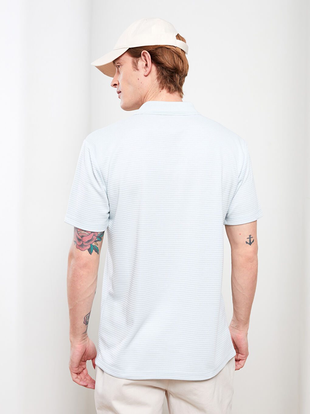 LCW Vision Polo Neck Short Sleeve Jersey Men's T-Shirt -S25878Z8-J1S