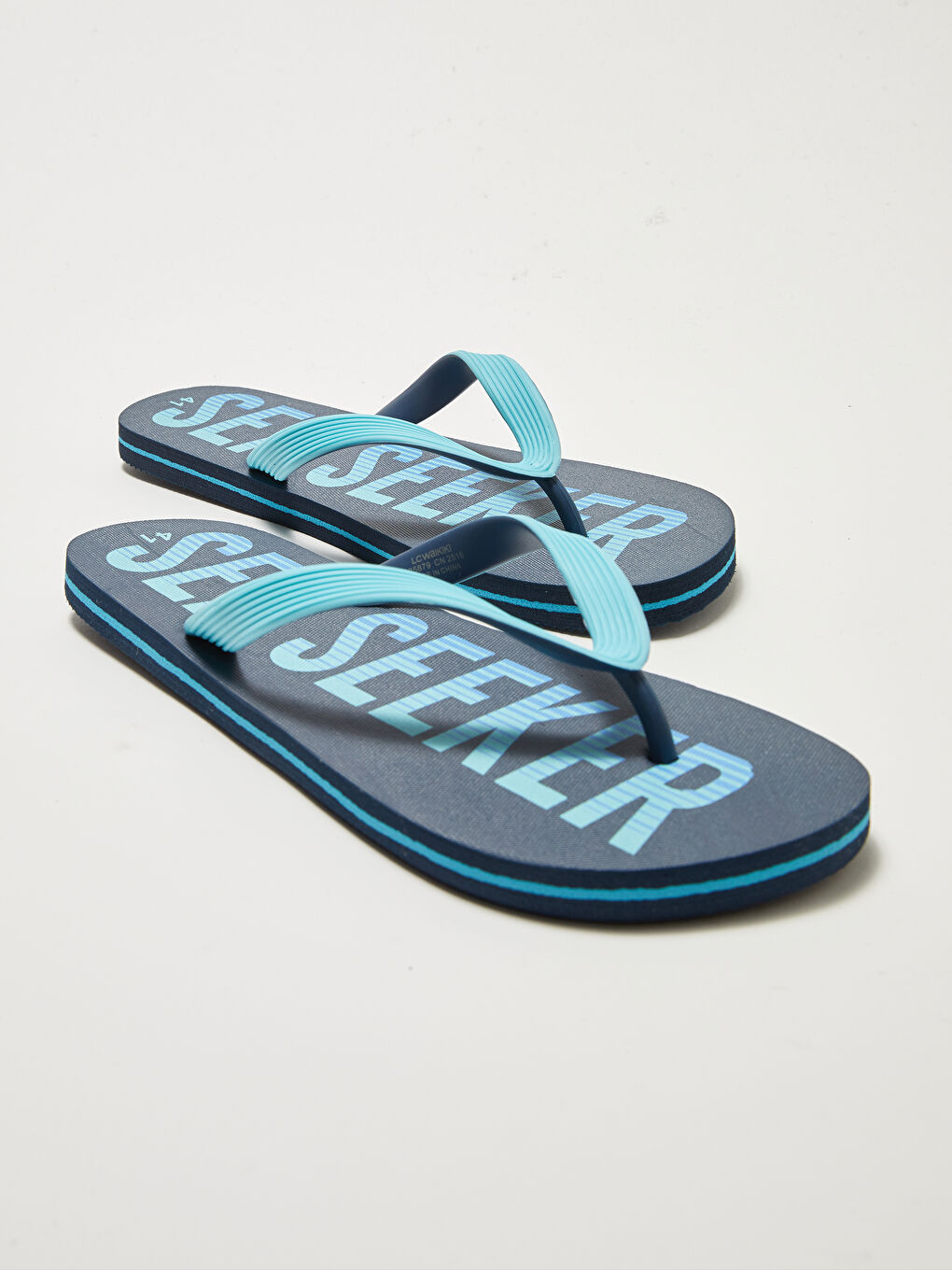 Printed Flip Flops Men's Beach Slippers -S25879Z8-CRP