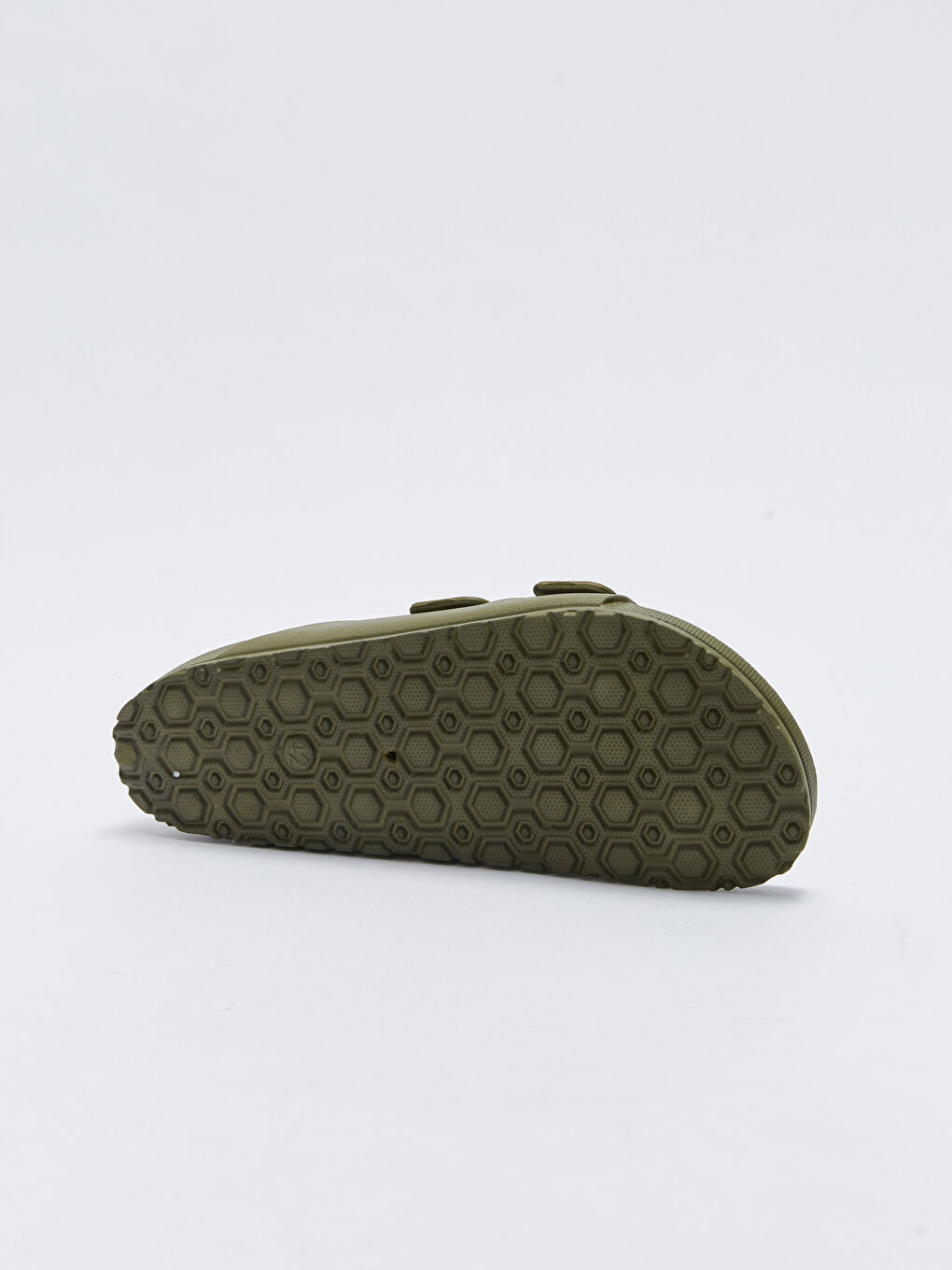 Double Band Buckle Detail Men's Slippers-3