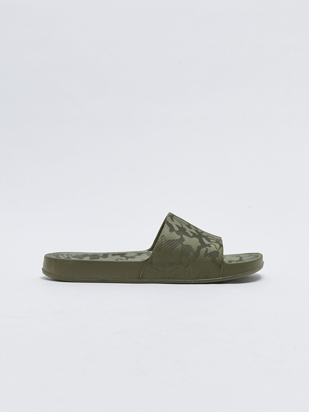 Patterned Single Band Men's Slippers -S25910Z8-RLK