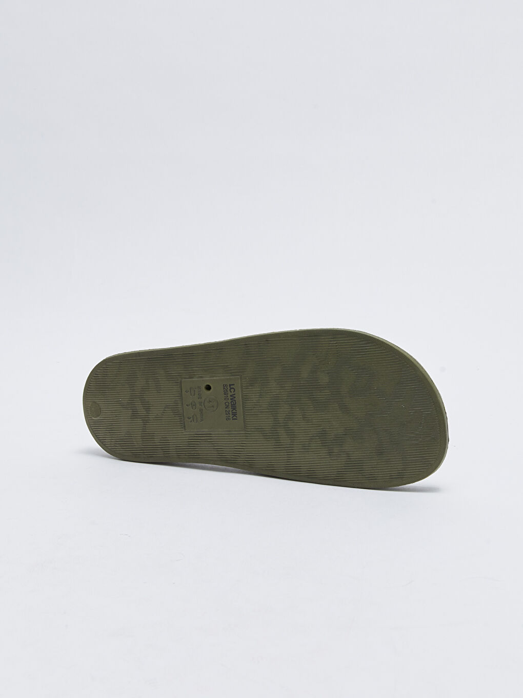 Patterned Single Band Men's Slippers -S25910Z8-RLK
