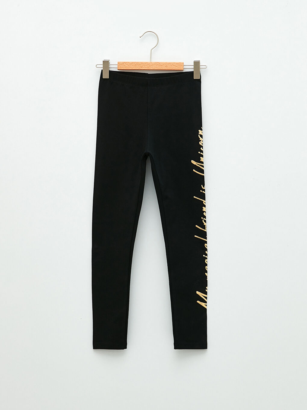 Elastic Waist Printed Cotton Girl Long Tights