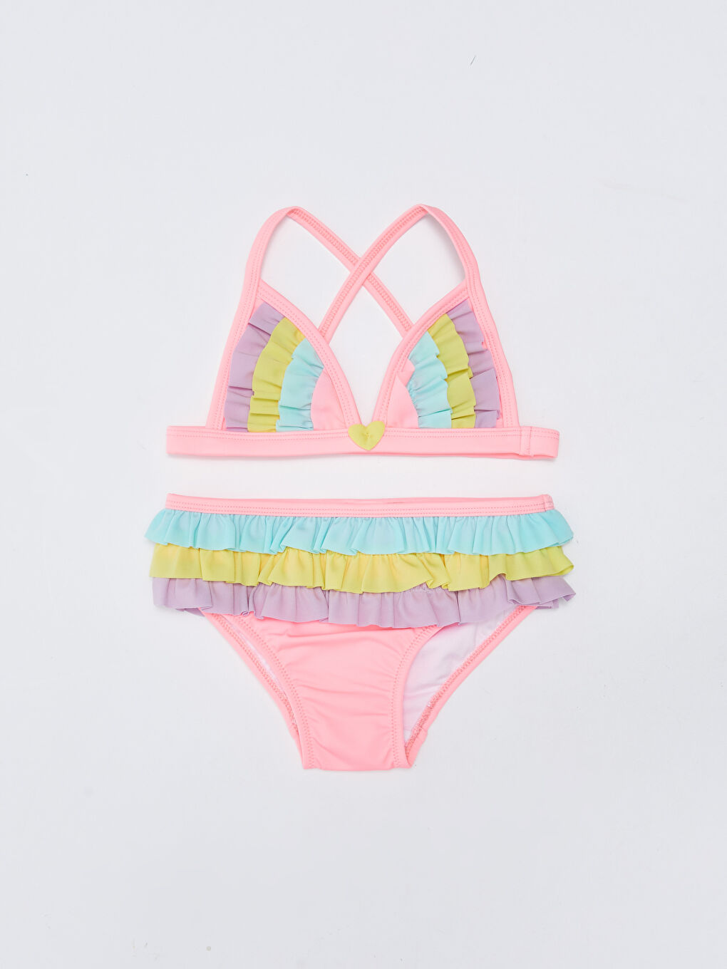 Baby Girl Bikini Set Made of Flexible Fabric, 2 Pieces -S25974Z1-QK8