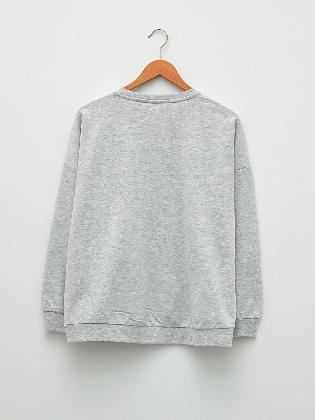 Crew Neck Printed Long Sleeve Women's Pyjama Set-6