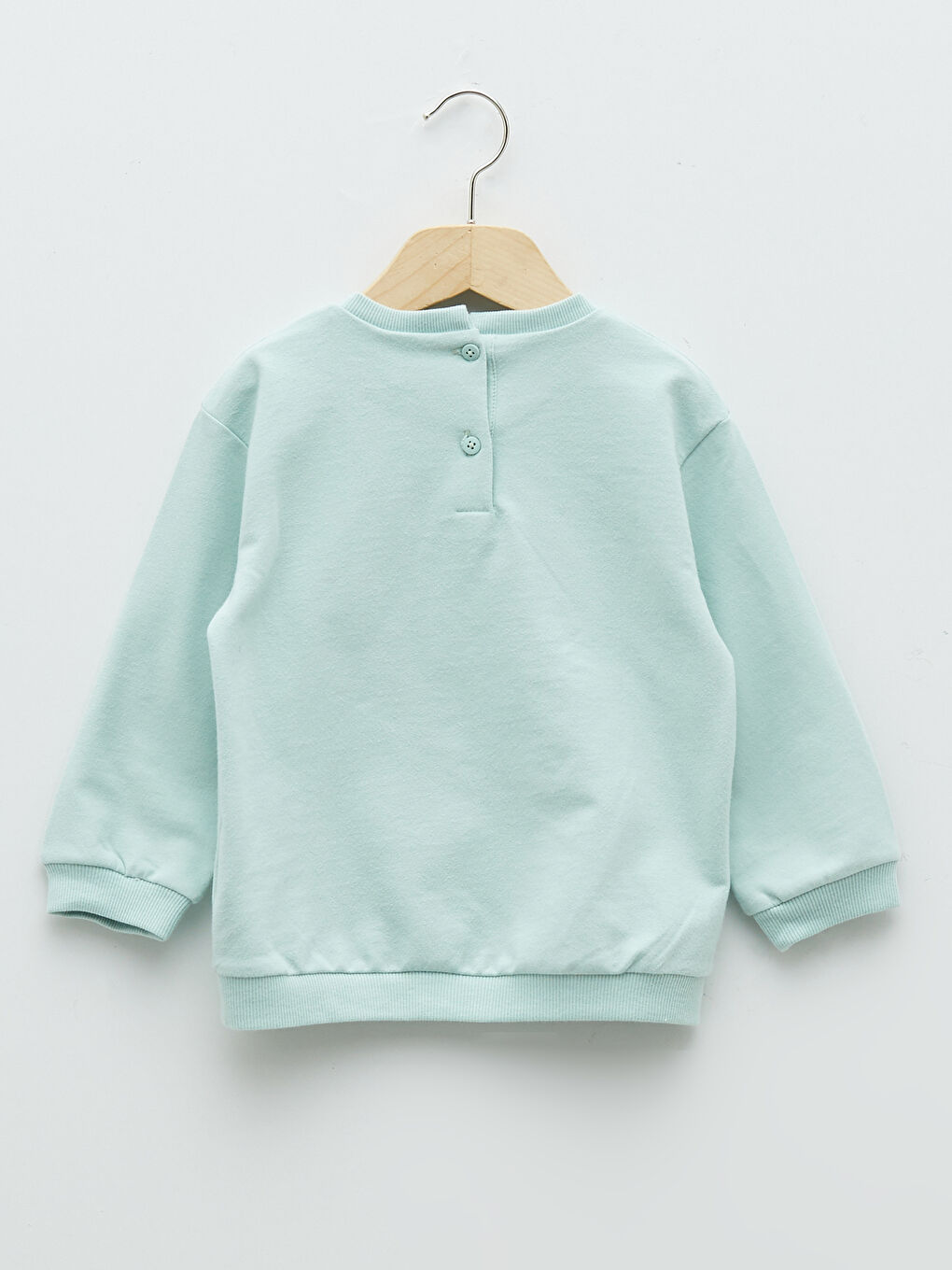 Sweat-shirt à Manches Longues avec Détail en Relief Mickey Mouse pour Bébé Fille-1