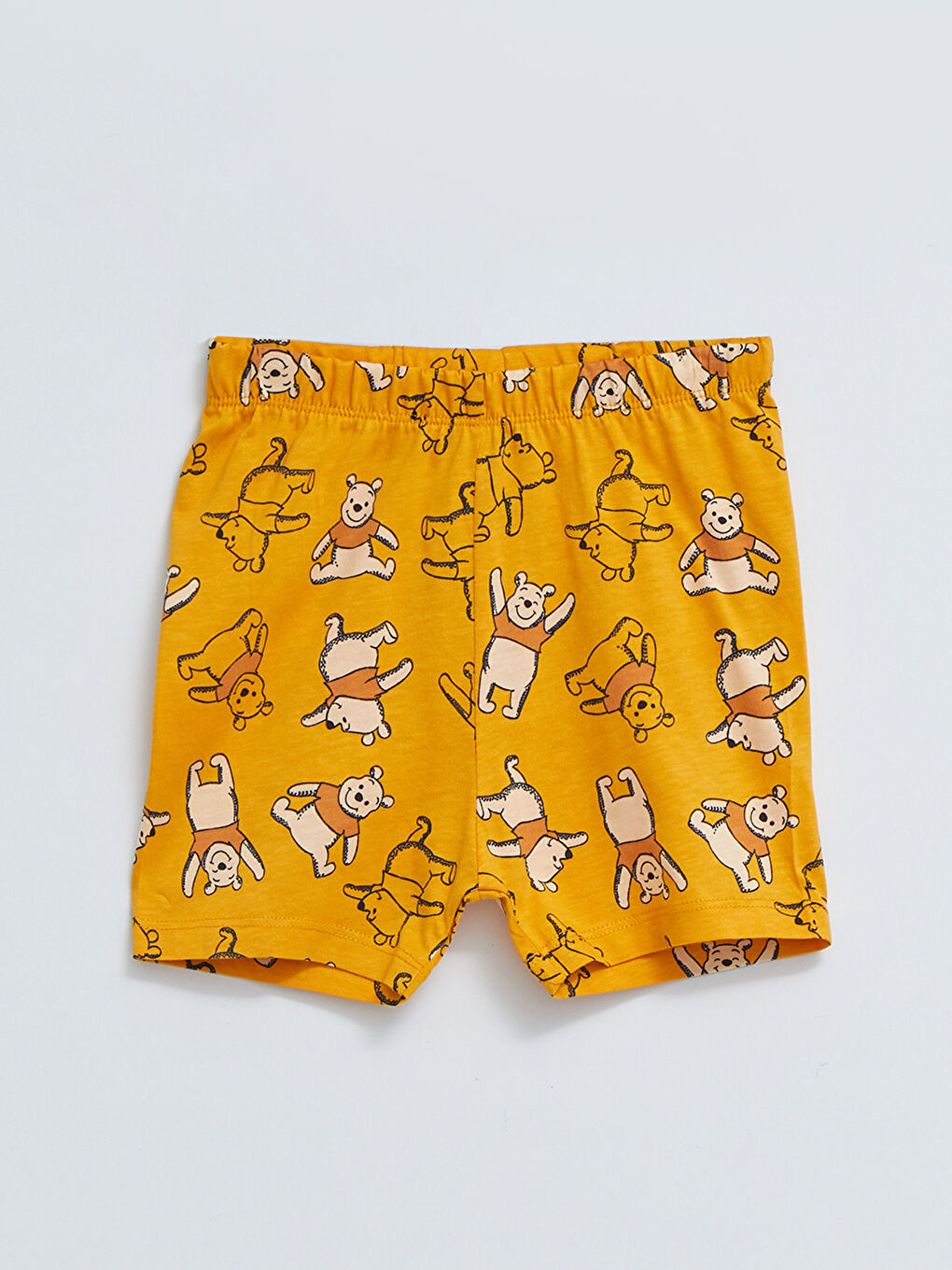 Ensemble de Pyjama Bébé Garçon en Coton Imprimé Winnie l'Ourson à Manches Courtes et Col Polo-3