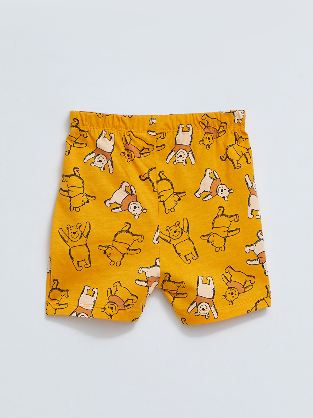 Ensemble de Pyjama Bébé Garçon en Coton Imprimé Winnie l'Ourson à Manches Courtes et Col Polo-4