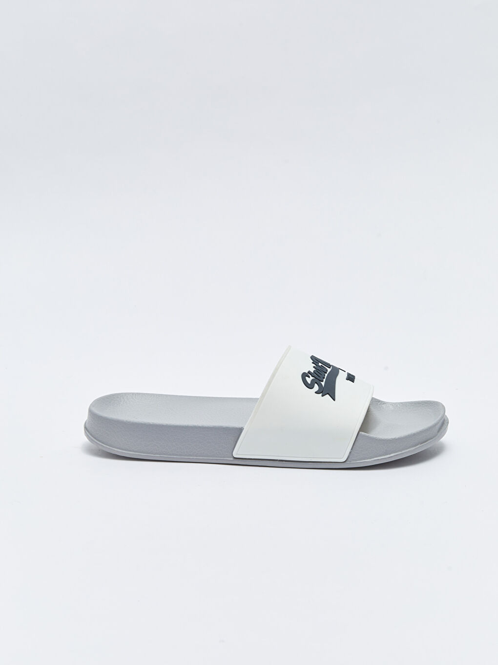 Тапочки мужские с текстовым принтом-1