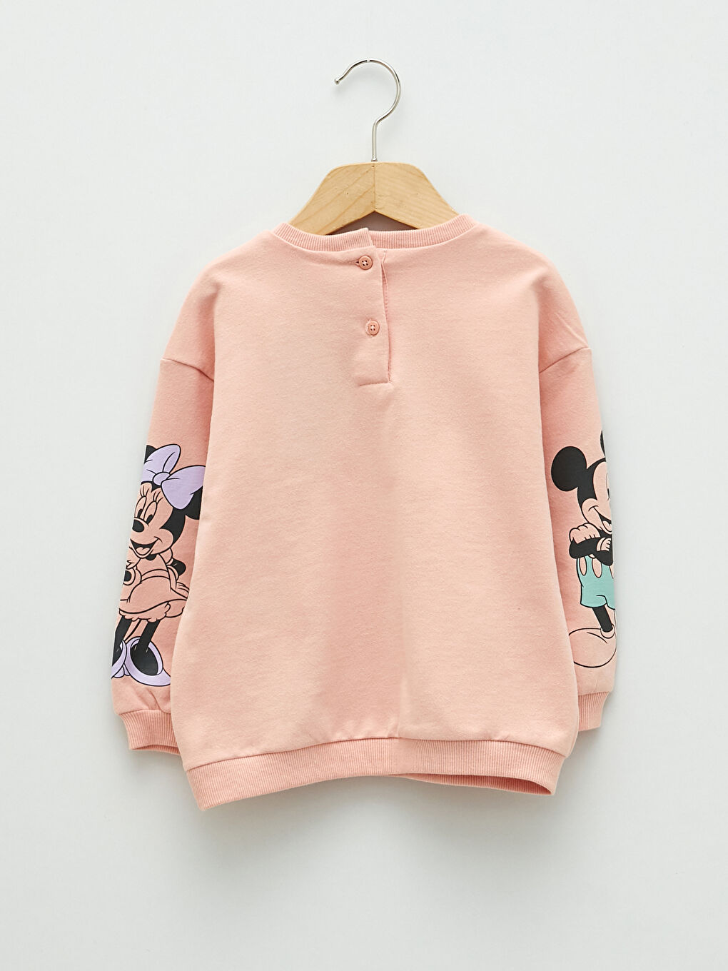 Hanorac Disney Imprimat cu Mânecă Lungă și Guler Rotund pentru Bebeluși Fete-1
