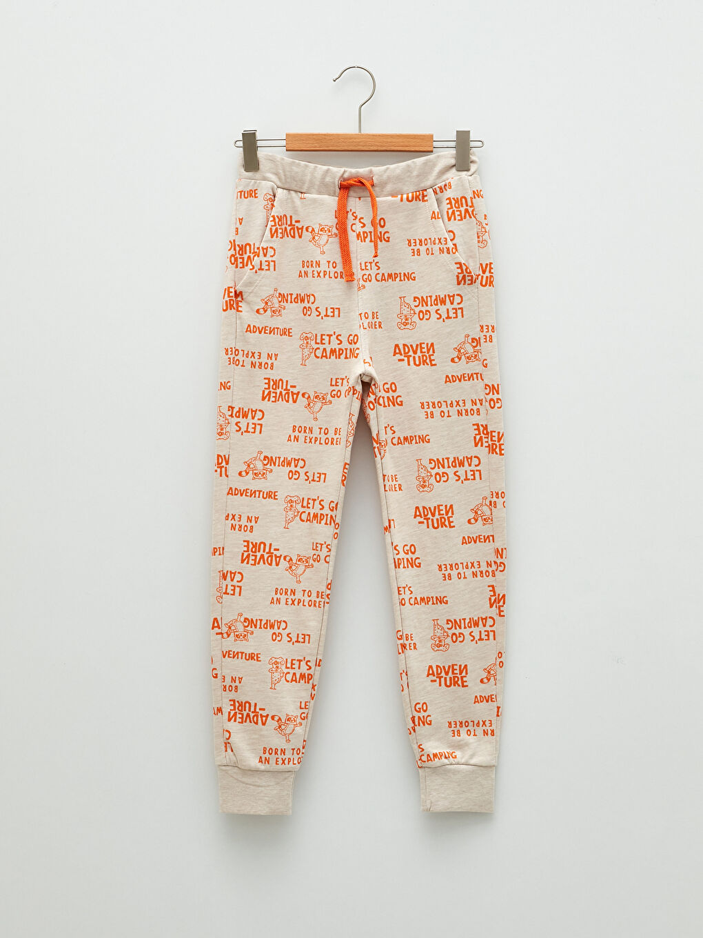Elastic Waist Printed Boys' Jogger Sweatpants