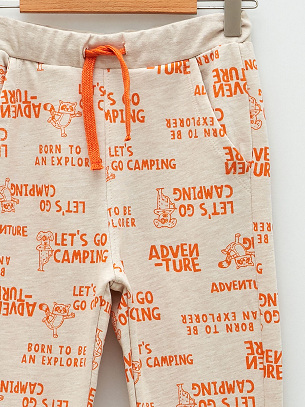 Elastic Waist Printed Boys' Jogger Sweatpants-2