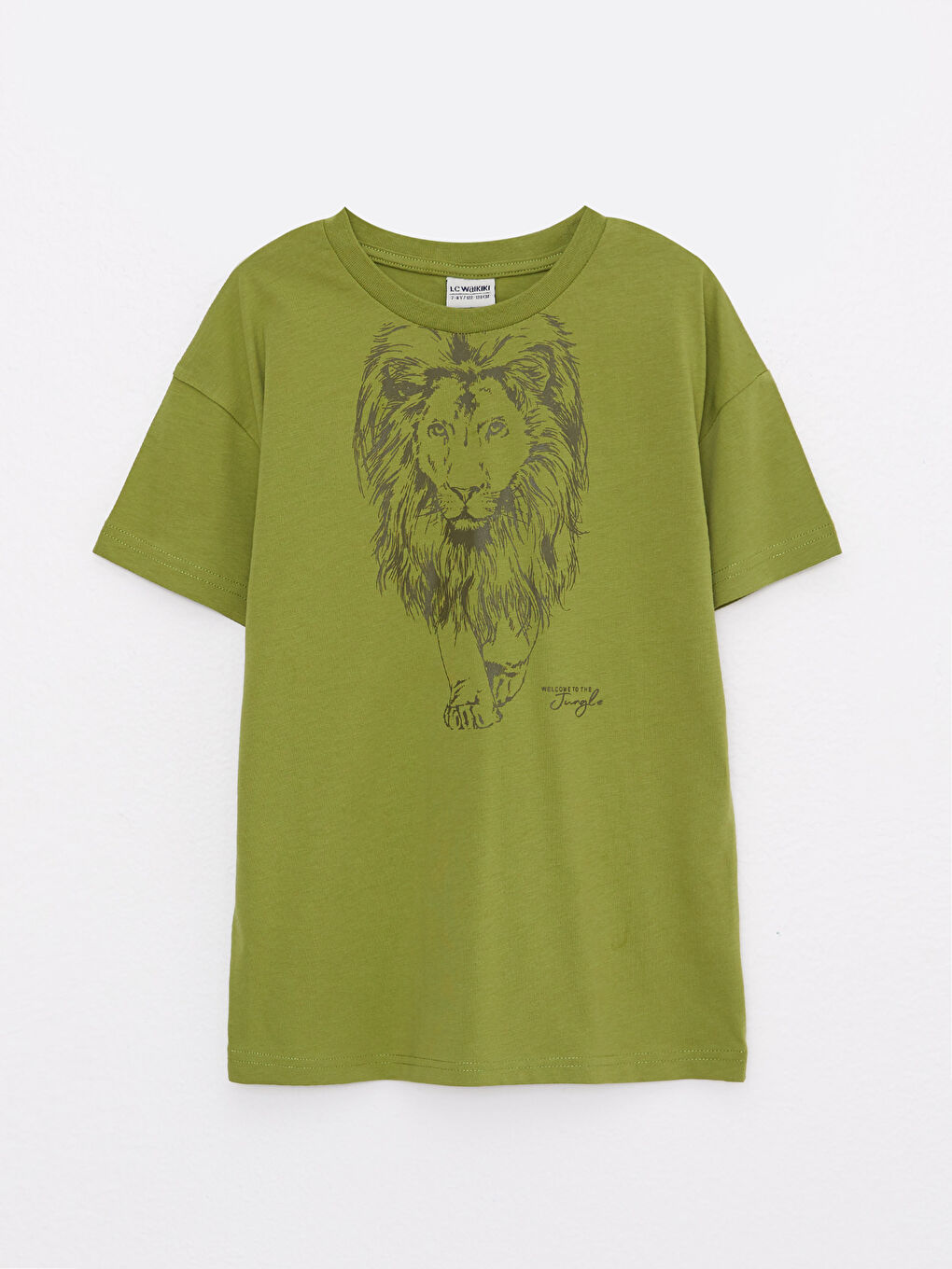 Crew Neck Printed Short Sleeve Boy's T-Shirt and Roller -S26059Z4-GPG
