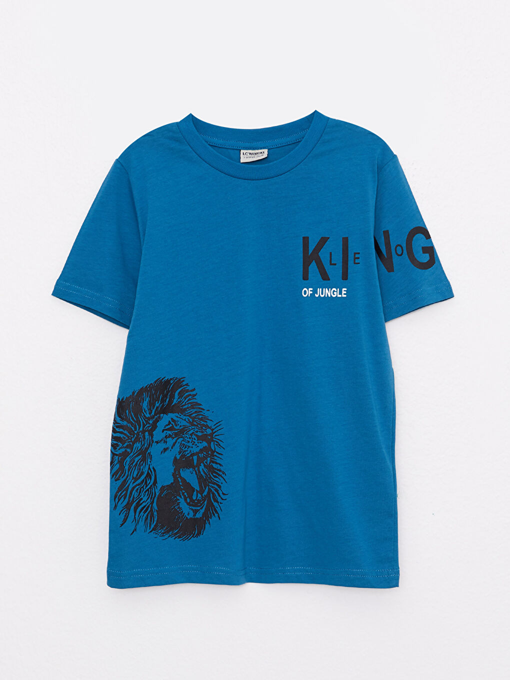 Crew Neck Printed Short Sleeve Boys' T-Shirt and Shorts -S26061Z4-HAN