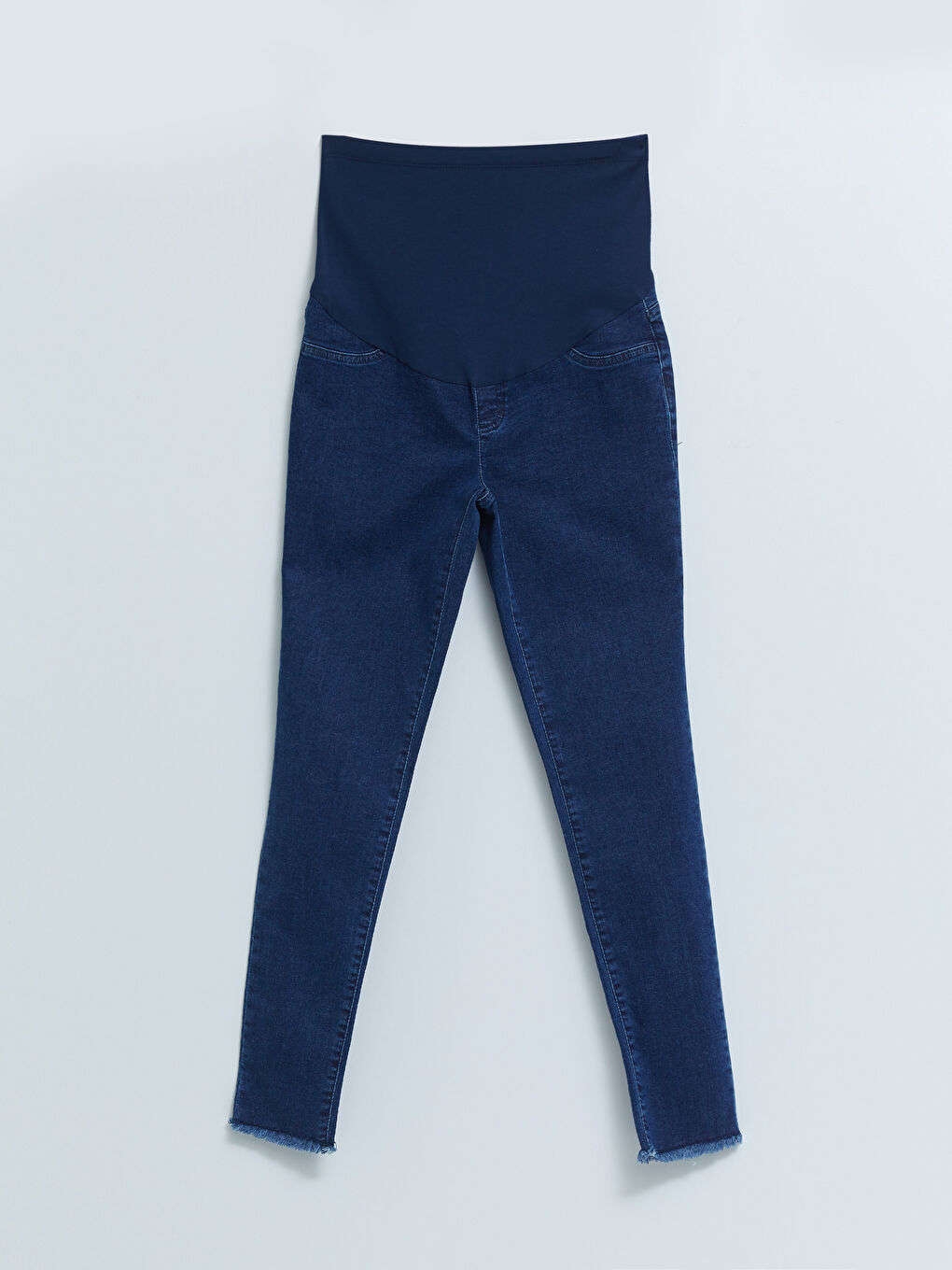 İndigo Karın Panelli Mercury Skinny Fit Cep Detaylı Hamile Rodeo Jean Pantolon-6