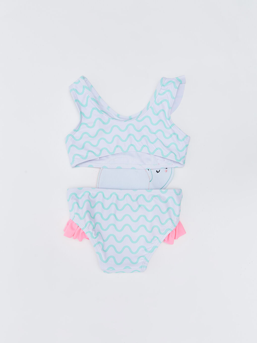 Printed Baby Girl Swimsuit With Flexible Fabric -S26137Z1-LU8