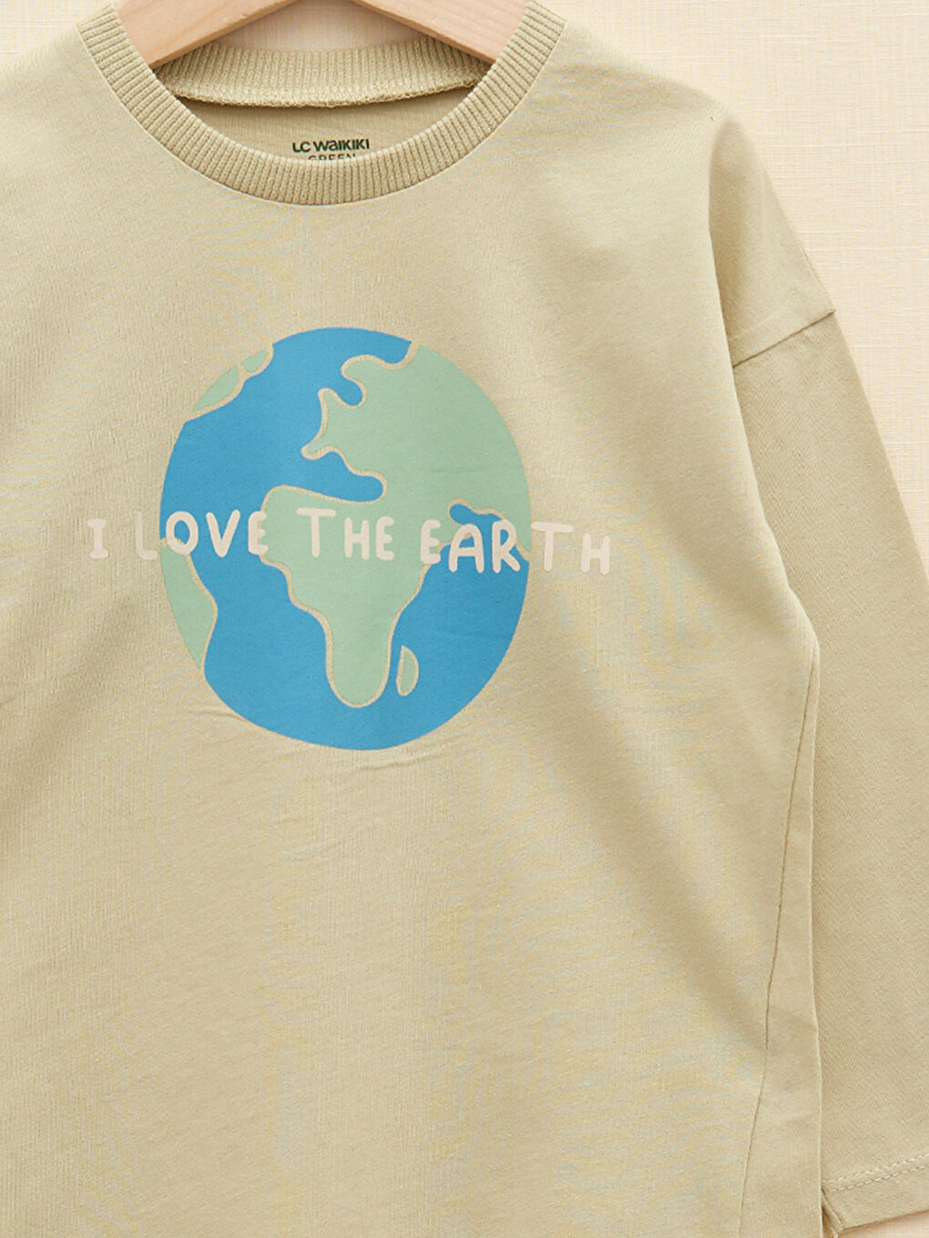 Crew Neck Long Sleeve Printed Baby Boys' T-Shirt-2