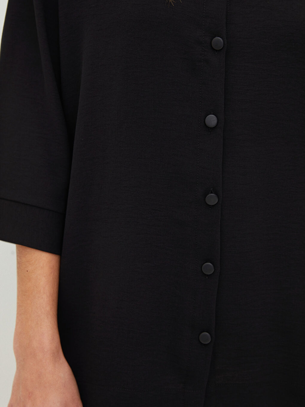 Front Button Closure Women's Shirt-2