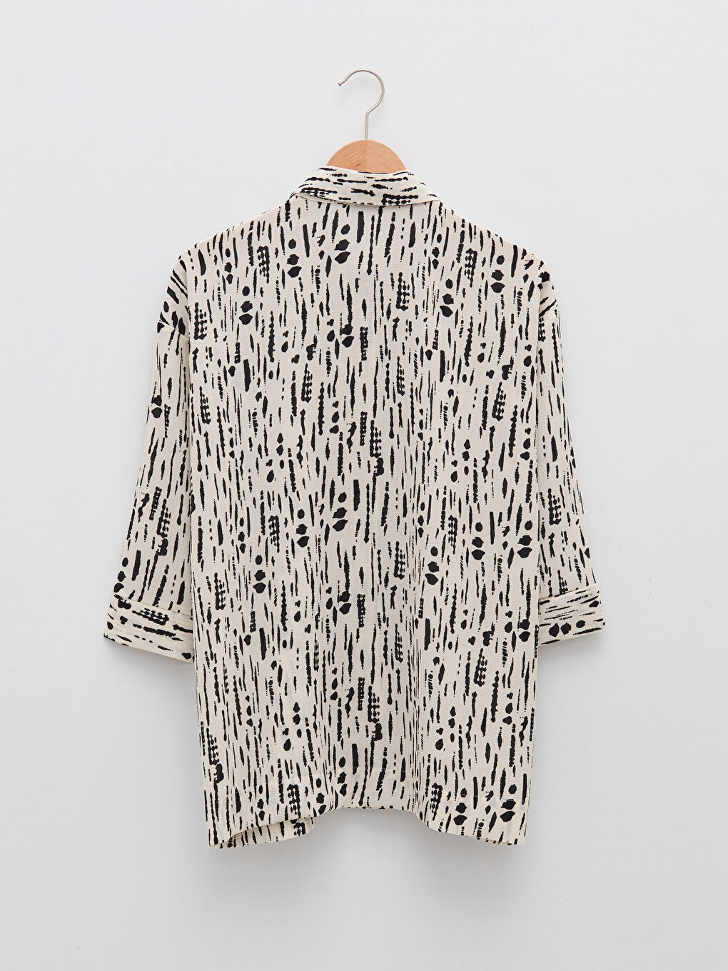 Chemise à Boutons sur le Devant à Motifs pour Femmes-6