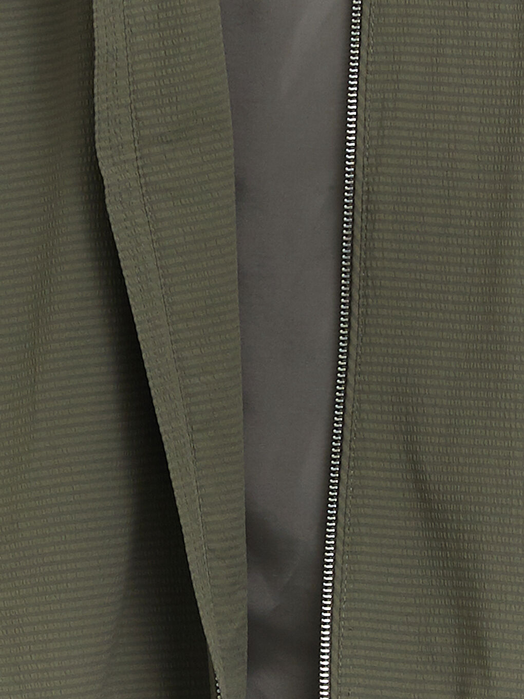 Schlank Geschnitten College-Kragen Bomber Dünner Herrenmantel-8