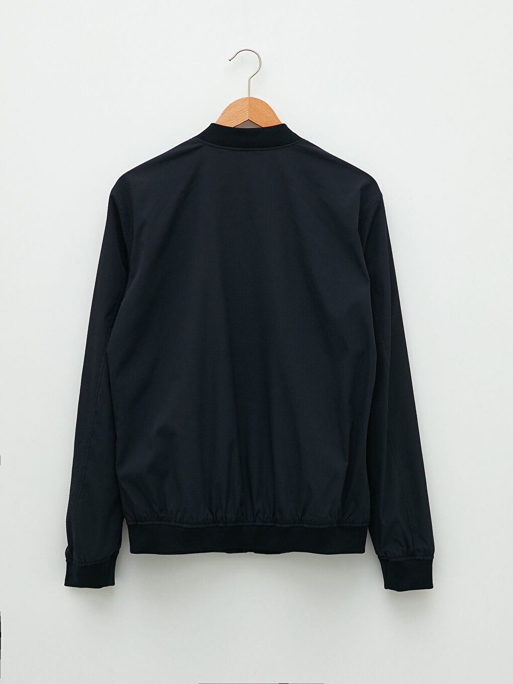 Slim Fit College Collar Bomber Thin Men's Coat-6