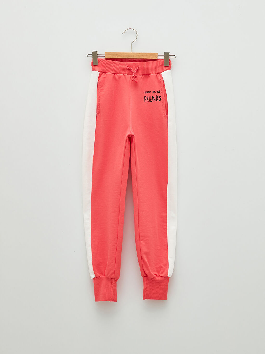 Elastic Waist Printed Girl Jogger Sweatpants