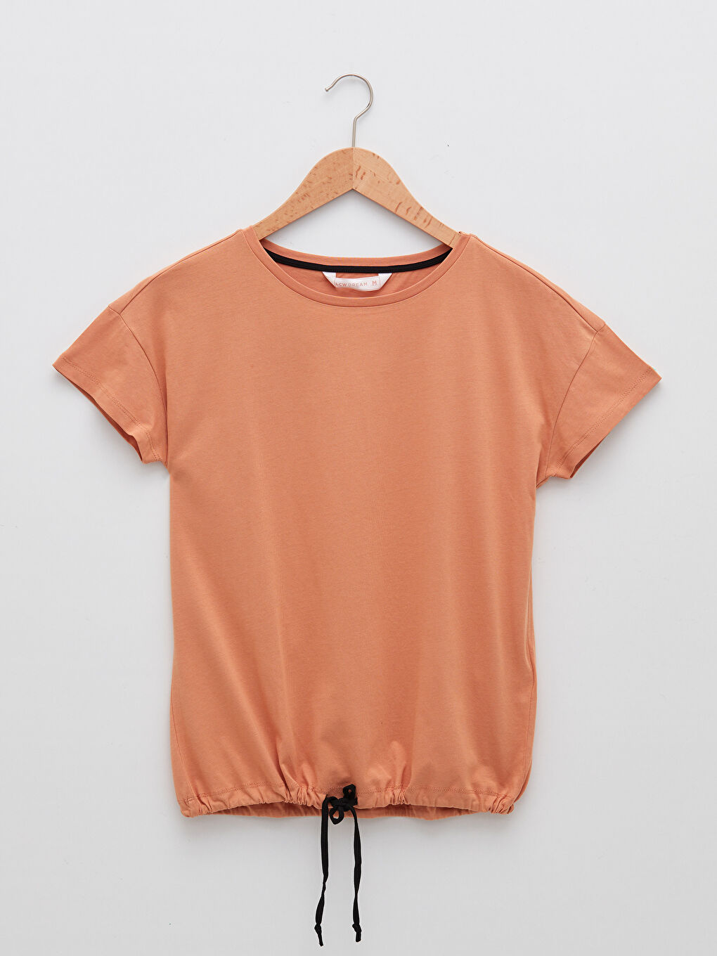 طقم بيجاما قطن برقبة دائرية مستقيمة وكم قصير للسيدات-4