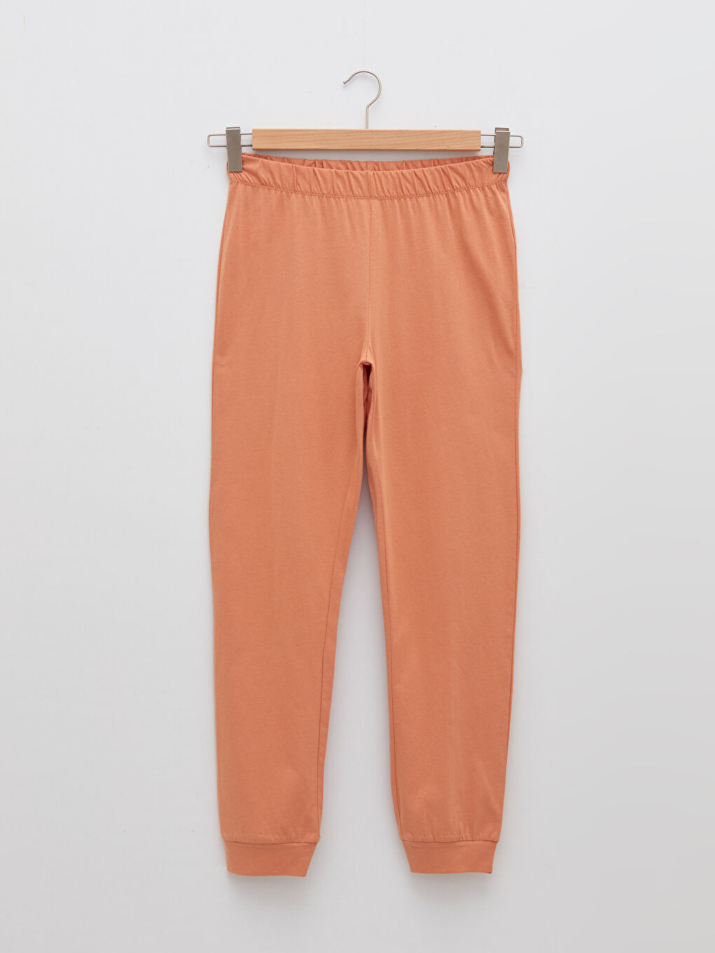 طقم بيجاما قطن برقبة دائرية مستقيمة وكم قصير للسيدات-5