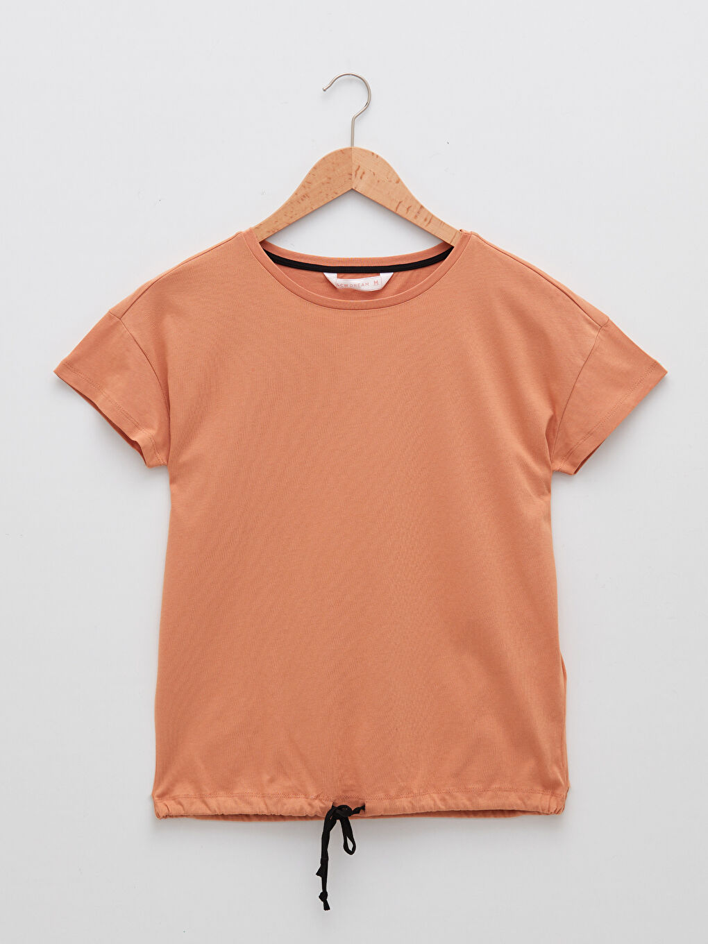 طقم بيجاما قطن برقبة دائرية مستقيمة وكم قصير للسيدات-6