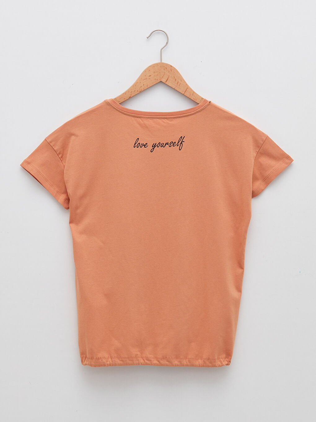 طقم بيجاما قطن برقبة دائرية مستقيمة وكم قصير للسيدات-7