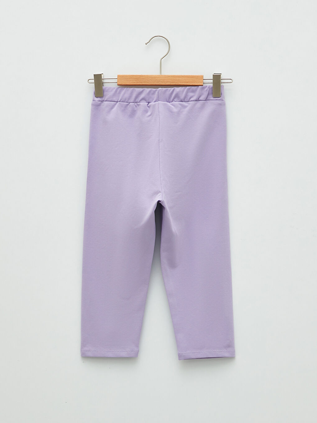 Elastic Waist Printed Cotton Girls Tights-1