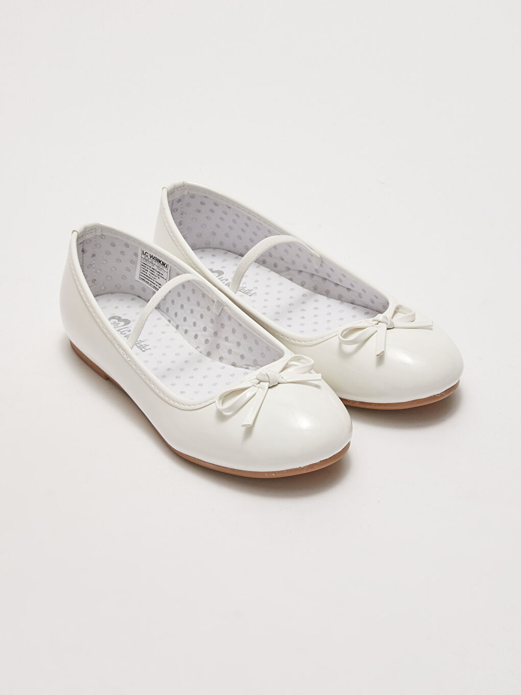 LC Waikiki Bow Detailed Elastic Girl Baby Flats -S26237Z4-J5E