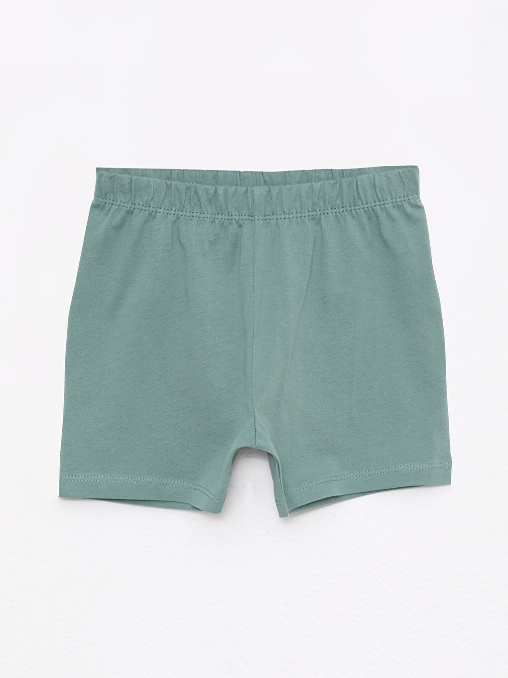 Crew Neck Short Sleeve Printed Cotton Baby Boy Pajamas Set-2