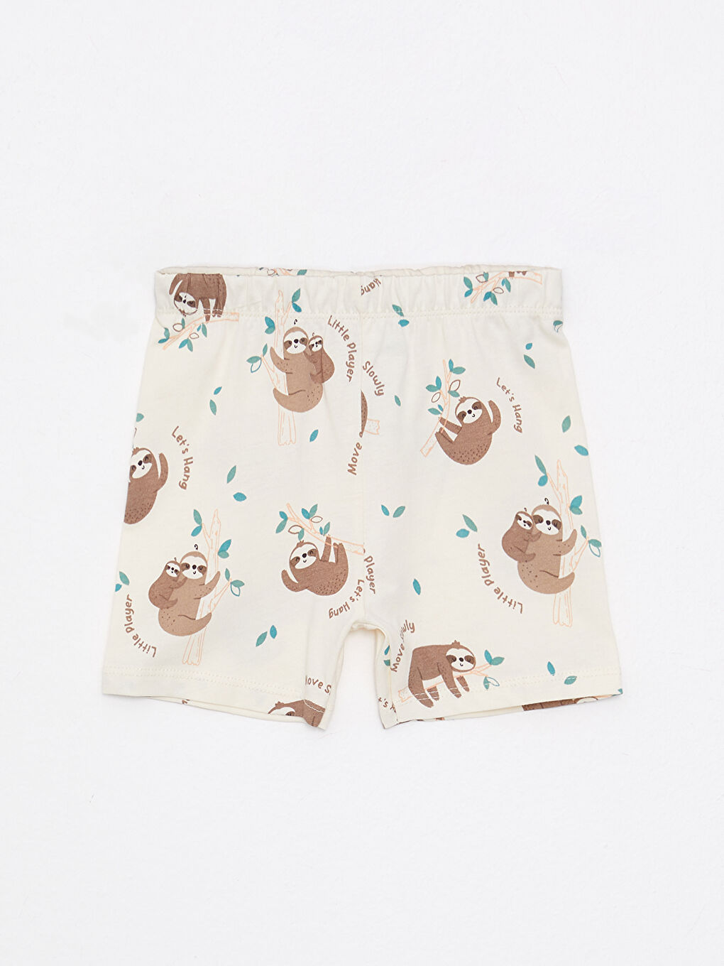 Crew Neck Short Sleeve Printed Cotton Baby Boy Pajamas Set-3