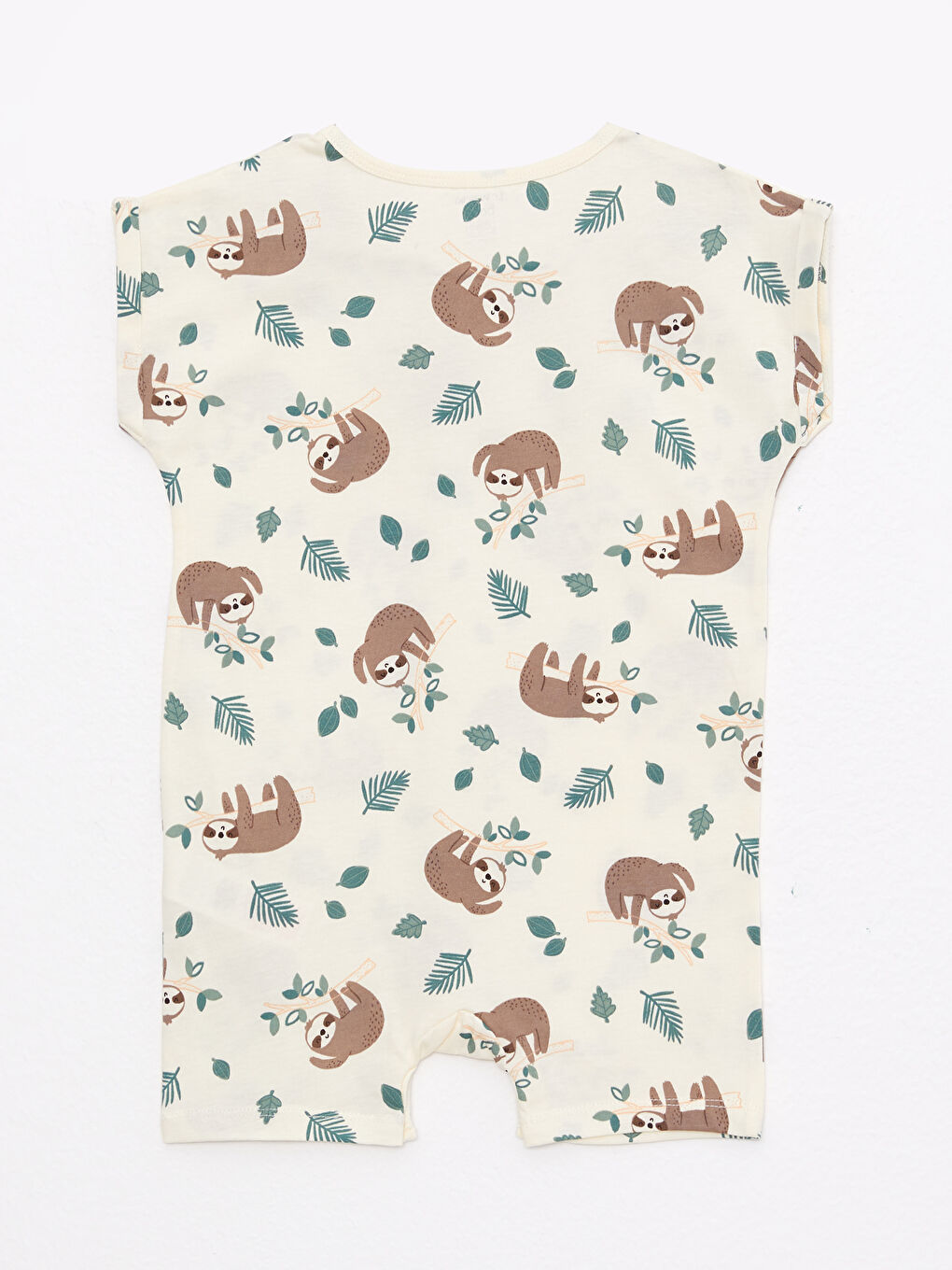 Crew Neck Printed Cotton Baby Boy Jumpsuit -S26265Z1-S3S