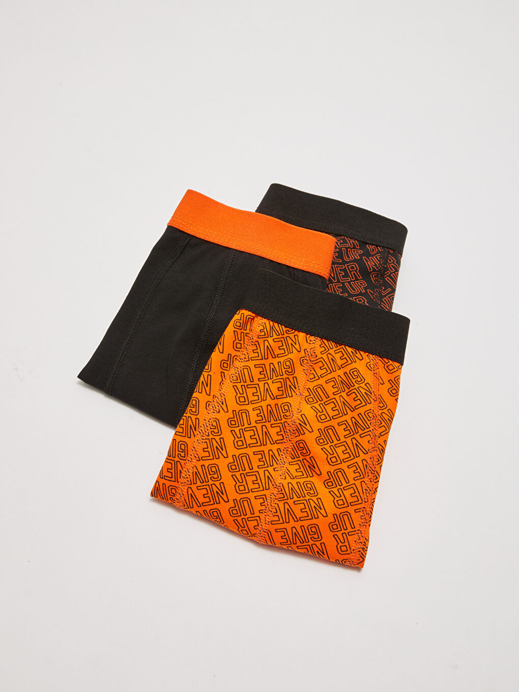 Siyah Standart Kalıp Pamuklu Esnek Erkek Boxer 3'lü-1