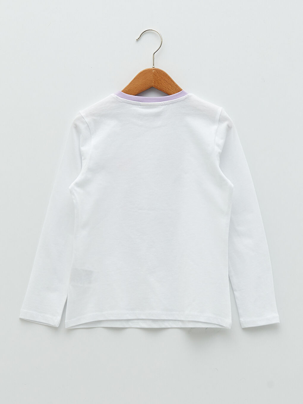LCW Kids Crew Neck Two Way Sequined Long Sleeve Girls T-Shirt -S26367Z4-R9K