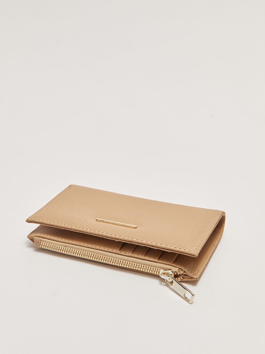 LCW ACCESSORIES Kahverengi Deri Görünümlü Kadın Cüzdan - 2