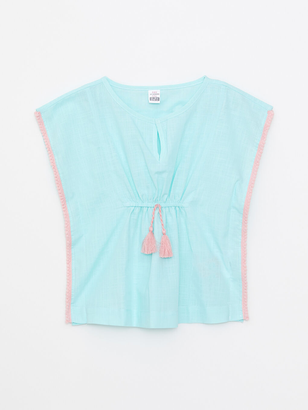 LCW baby Crew Neck Cotton Baby Girl Pareo -S26412Z1-FZB